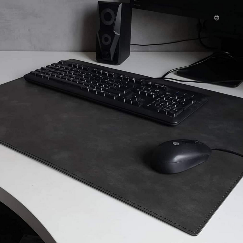 verwarmde bureau onderlegger antraciet sfeer