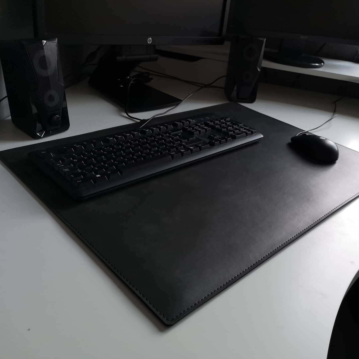 Verwarmde Bureau-onderlegger Antraciet