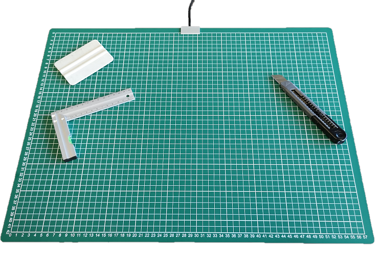 Heated craft cutting mat A2