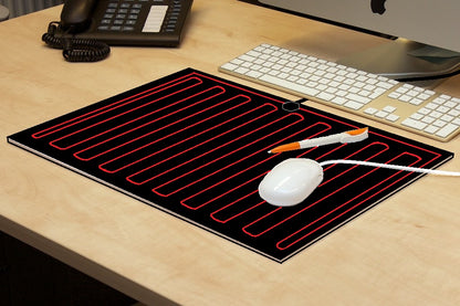 Heated Desk Pad Black